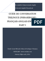 Extrait Du Livre Trilingual Phrasebook French-ewondo-English - Plus - Cover