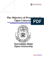 The Objective of Promotion of Open University: Talks/226841-List-Courses-Karnataka-State-Open-University-Mysore - HTML