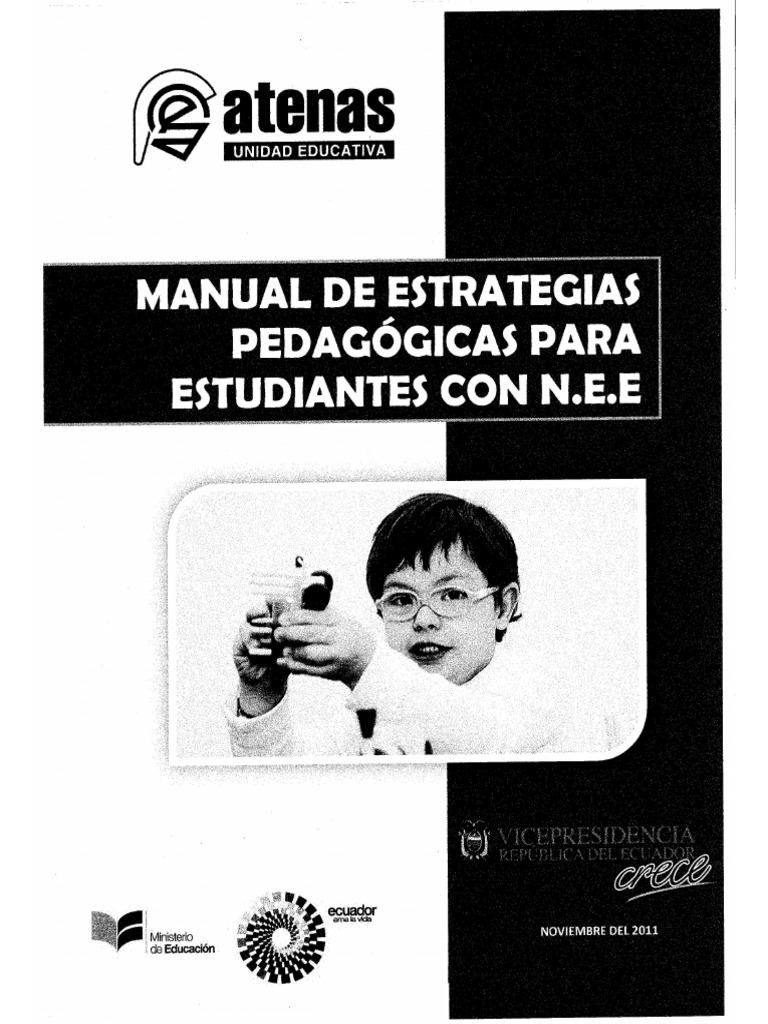 Manual de Estrategias Pedagocias para Estudiantes Con Nee | PDF