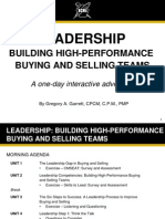 Leadership: Building High-Performance Buying and Selling Teams