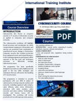 CourseOutline CybersecurityCourse CapeTown 2016 PDF