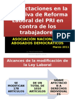 Reforma Laboral Del Pri Marzo de 2011 13