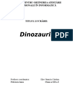 Dinozaurii