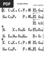 Cry Me A River: (Ballad) Arthur Hamilton