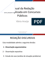 Redacao Discursiva Aula 01 Dissertacao Argumentativa