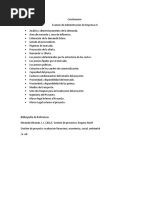Cuestionario Administración de Empresas II