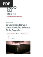 53 Curiosidades Que Você Não Sabia Sobre a Bíblia Sagrada