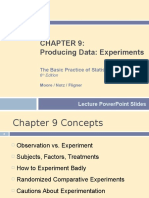 Producing Data: Experiments: The Basic Practice of Statistics