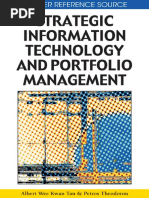 Strategic Information Technology and Portfolio Management (IGI Global 2009)