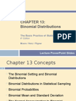 Binomial Distributions: The Basic Practice of Statistics