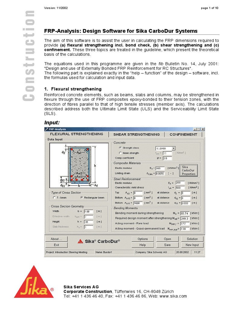 Manual Del Programa FRP - Program | PDF | Fibre Reinforced Plastic ...
