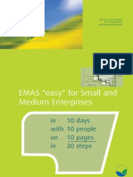 EMAS "Easy" For Small and Medium Enterprises - in 10 Days With 10 People On 10 Pages in 30 Steps
