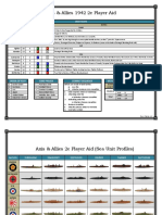 Axis and Allies 1942 2e Player Aid - Sea Profiles (v1)