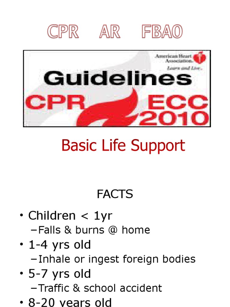 Short Version Bls -Cpr 2012 (Infant&Child) Outline | Cardiopulmonary ...