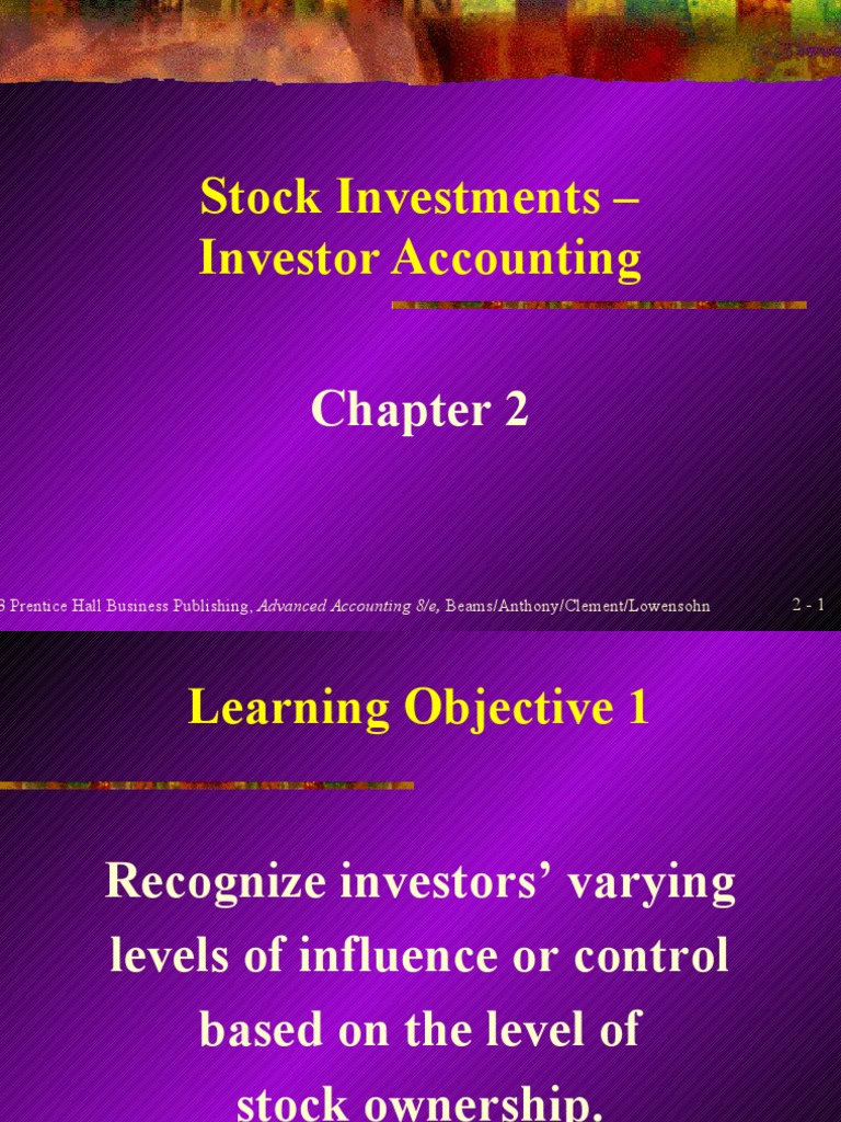 Stock Investments Investor Accounting PDF Book Value Stocks(02)