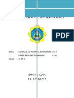 Tugas Bahasa Inggris: Sma N 1 Kuta T.A. 2012/2013