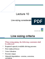 Lecture 10 Line Sizing