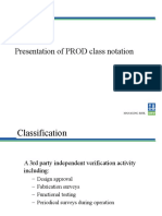 Presentation of PROD Class Notation