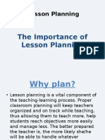 Lesson Planning