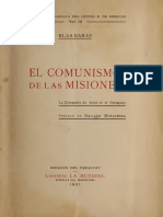 Blas Garay. El Comunismo de Las Misiones en El Paraguay