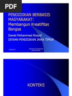 Download PENDIDIKAN BERBASIS MASYARAKAT by eda_luvluv SN29487384 doc pdf