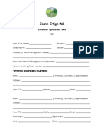 New Enrolment Application Form 2013 1