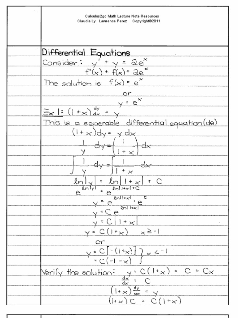 Calculus2go Math Lecture Note Resources | PDF | Science & Mathematics