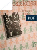 Revista Proposiciones - Industria, Obreros y Movimiento Sindical