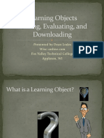 Evaluating & Downloading Learning Objects (Dean Lodes)