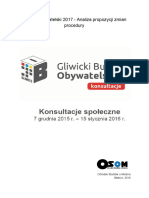 Budżet Obywatelski Gliwice - Konsultacje Społeczne OSOM Gliwice