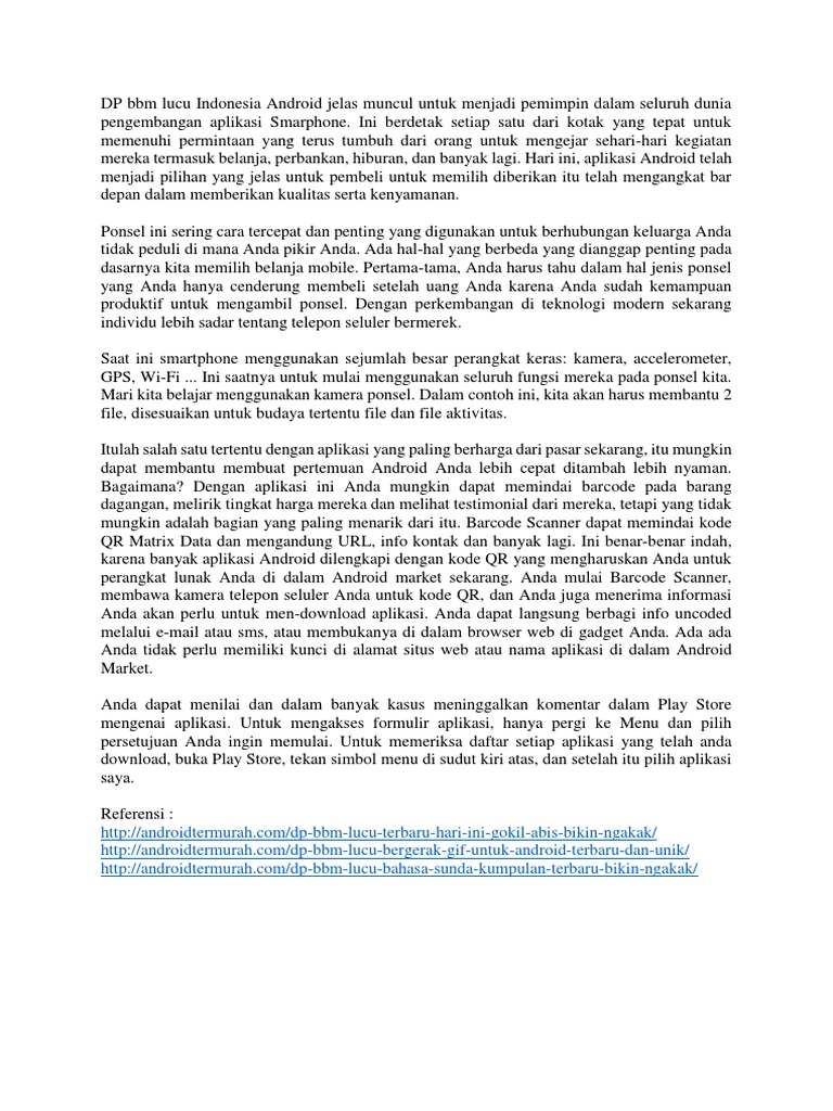 DP Bbm Lucu Indonesia