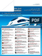 4th Annual Middle East Rail Opportunities 2013 Saudi