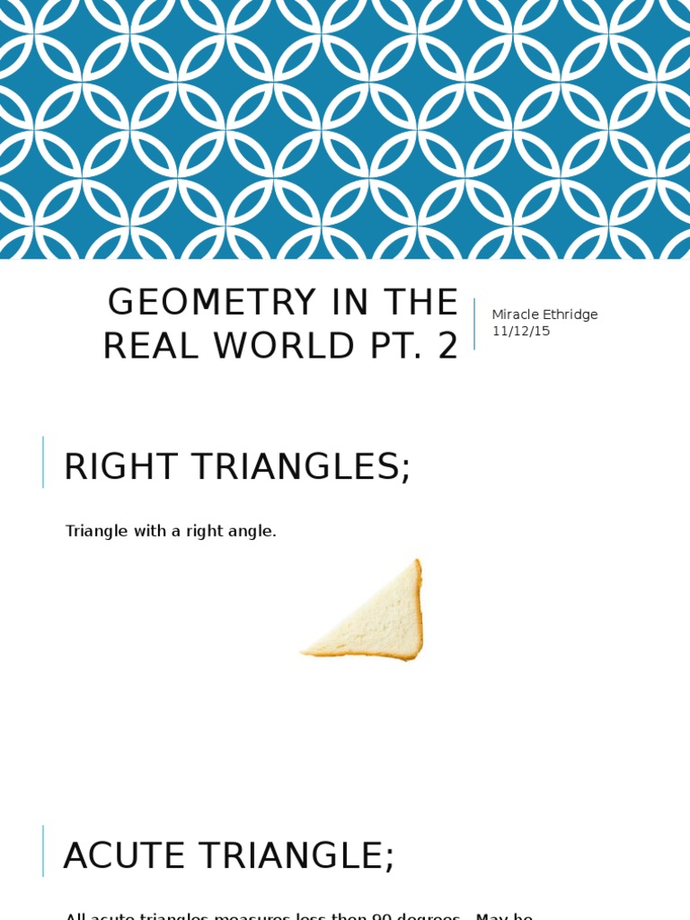 Geometry in The Real World PT 2 | PDF | Teaching Methods & Materials ...