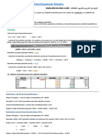 Amortissement Linéaire Dégressif 2 Bac Science Economie Et Techniques de Gestion Et Comptabilité PDF