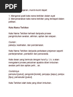 Kata Nama Terbitan