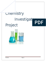 Chemistry Investigatory Project: Munesw