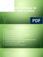 Tendinte Actuale in Psihologia Clinica