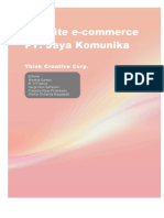 Website e-commerce PT. Jaya Komunika