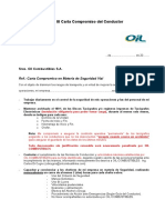 Carta compromiso transportista seguridad vial