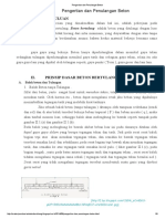 Pengertian Dan Penulangan Beton PDF