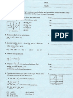 Student Teaching Calc Chapter 2 Test