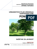 UPU Ponikvari - Sazetak Za Javnost