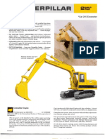 Cat 215 Brochure