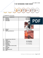 Repairing Tank Valve