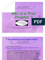 Who is a True Prophet