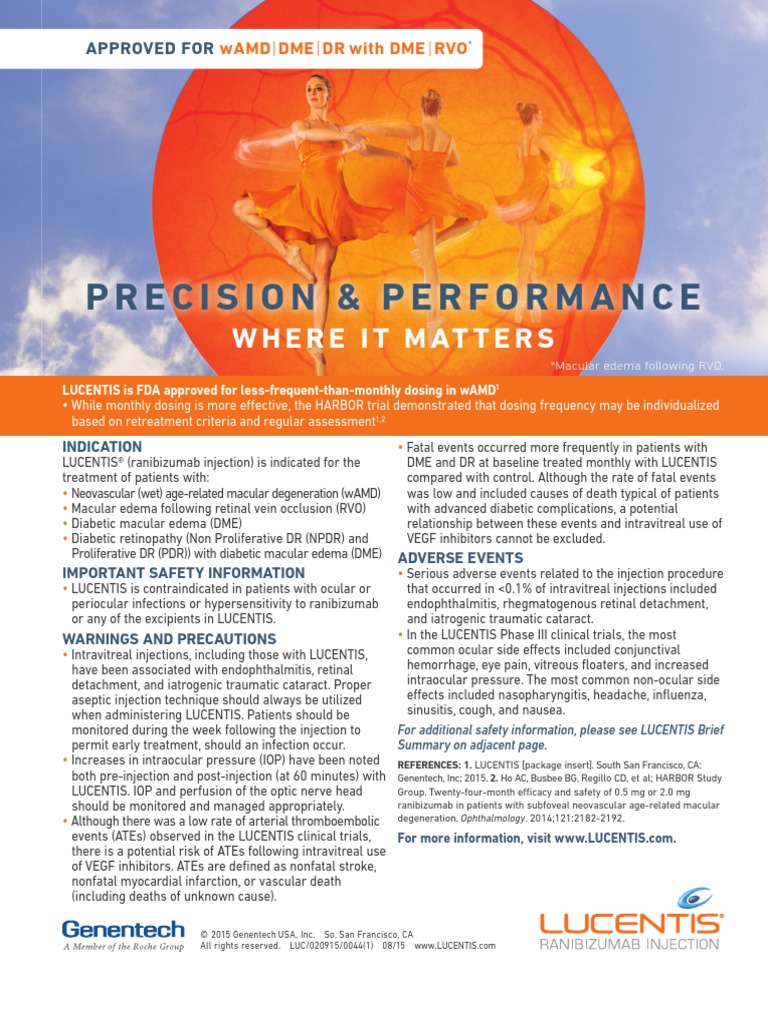 Lucentis Ad PDF | PDF | Pregnancy | Medical Treatments