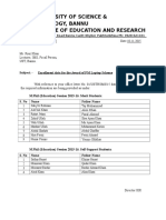 University of Science & Technology, Bannu Institute of Education and Research