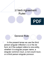 Subject Verb Agreement Rules(1)