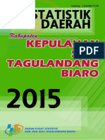 Statistik Daerah Kabupaten Kepulauan Siau Tagulandang Biaro 2015