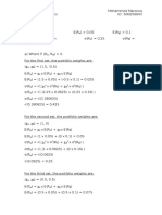 Financial Economics Assignment - Calculations